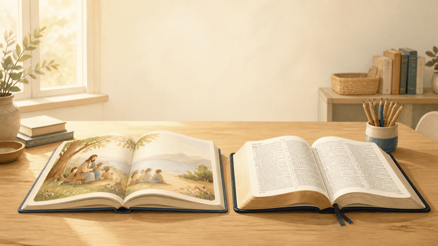 Best Bibles for Kids: a storybook and complete Bible side by side for family reading